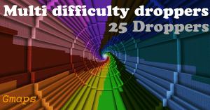 Descargar Multi Difficulty Droppers para Minecraft 1.10