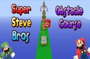 Descargar Super Steve Bros Obstacle Course para Minecraft 1.9