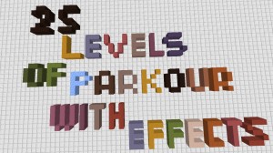 Descargar 25 Levels of Parkour With Effects para Minecraft 1.16.3