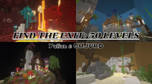 Descargar Find The Exit: 50 LEVELS 1.1 para Minecraft 1.16.1