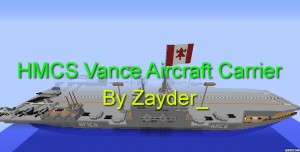 Descargar HMCS Vance Aircraft Carrier para Minecraft 1.12.2