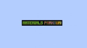 Descargar Materials Parkour para Minecraft 1.12.2