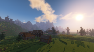 Descargar Medieval Village with Castle para Minecraft 1.12.2
