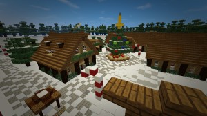 Descargar Santa's Christmas Village para Minecraft 1.12.2