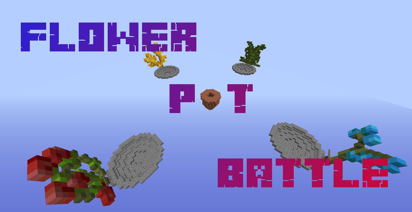 Descargar Flower Pot Battle para Minecraft 1.13.2