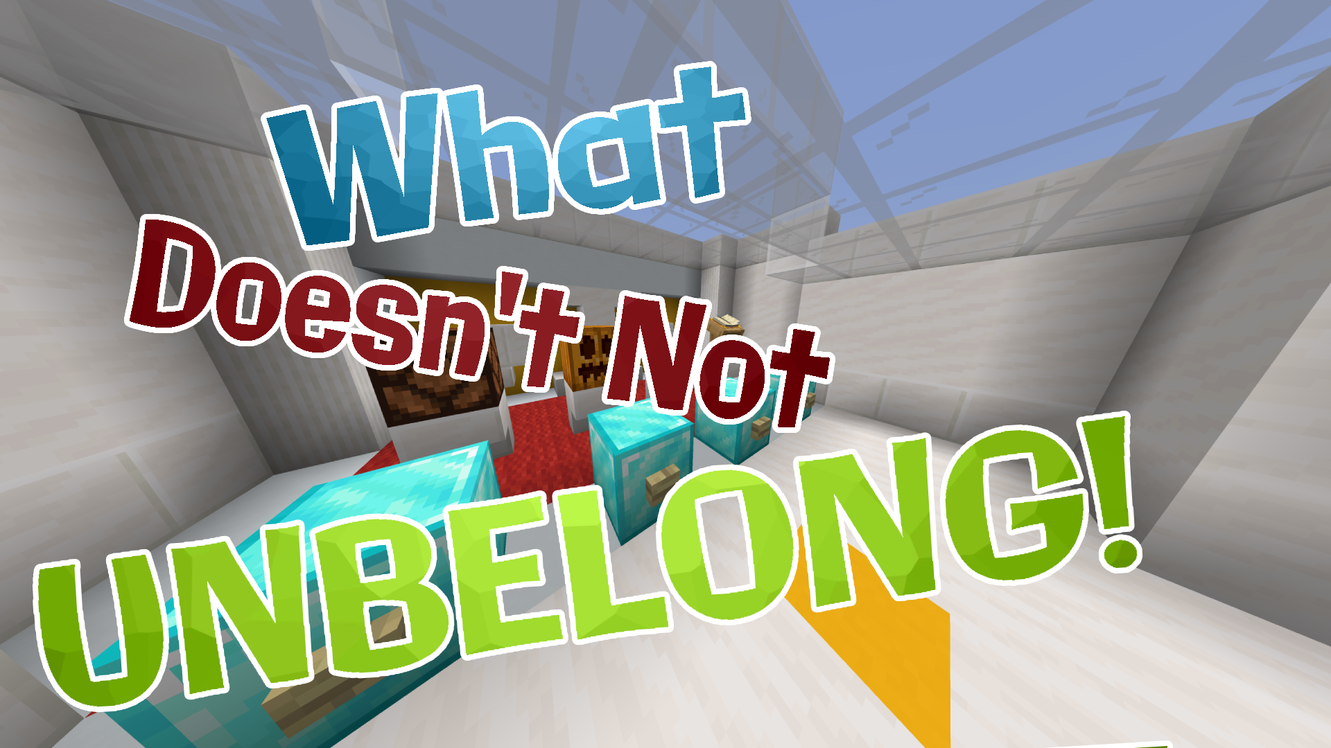 Descargar What Doesn't Not Unbelong! para Minecraft 1.14.1