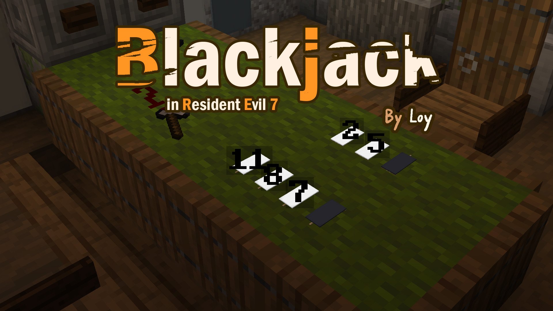 Descargar BlackJack in Resident Evil 7 para Minecraft 1.15.2