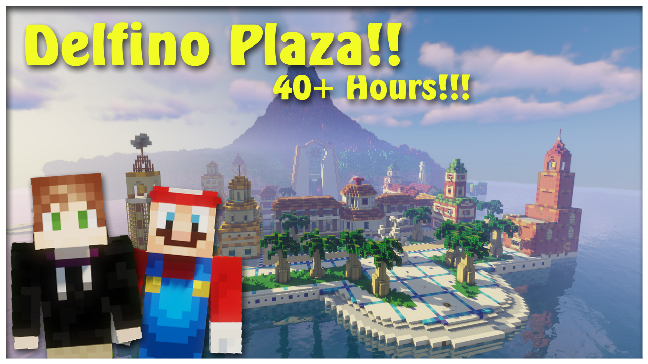 Descargar Delfino Plaza (Super Mario Sunshine!) para Minecraft 1.16.4