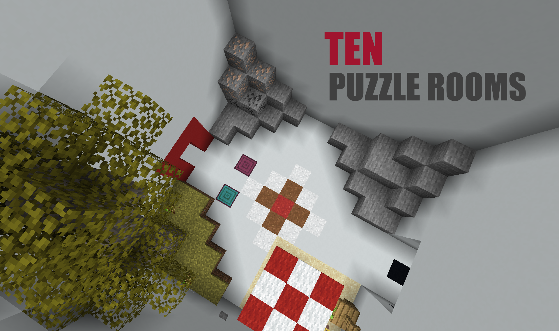 Descargar Ten Puzzle Rooms para Minecraft 1.16.4