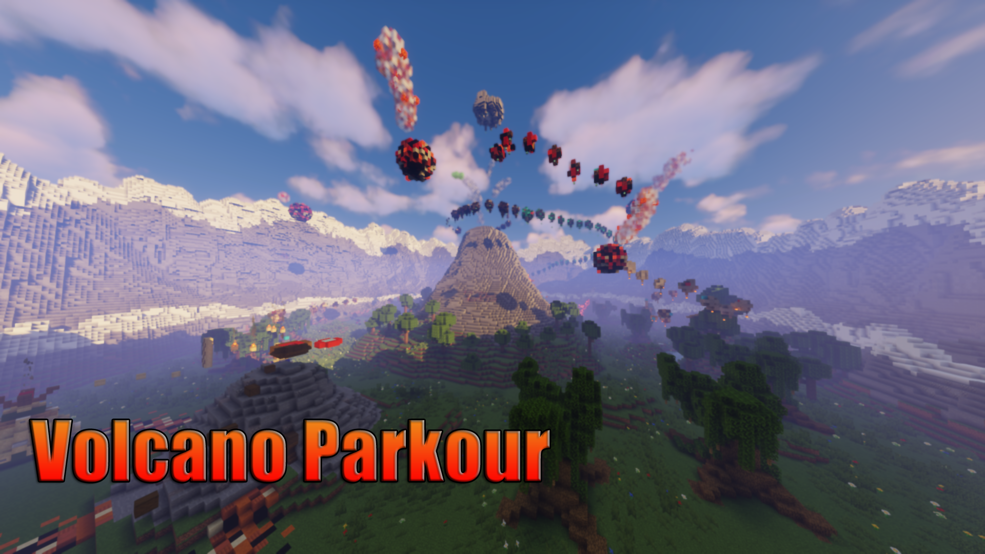 Descargar The Volcano Parkour para Minecraft 1.16.5