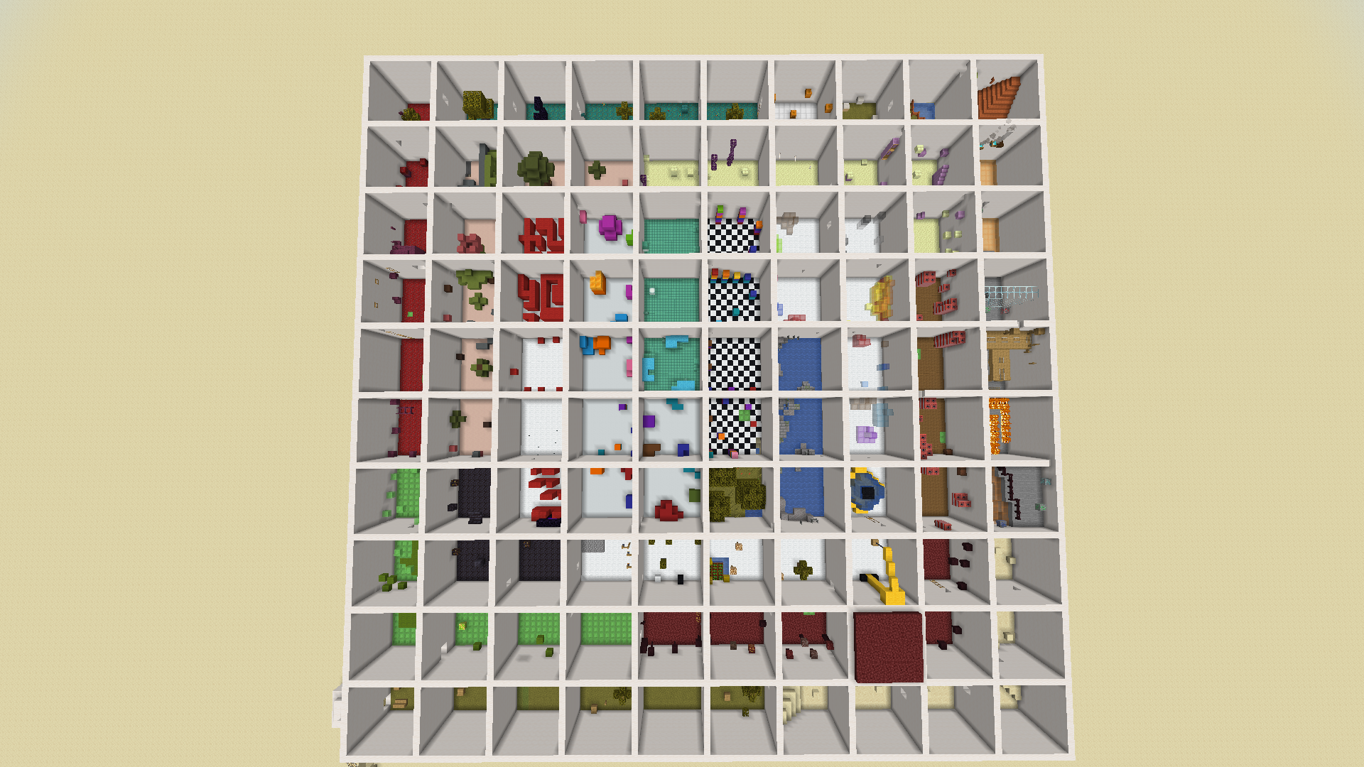 Descargar 100 Rooms Parkour para Minecraft 1.17
