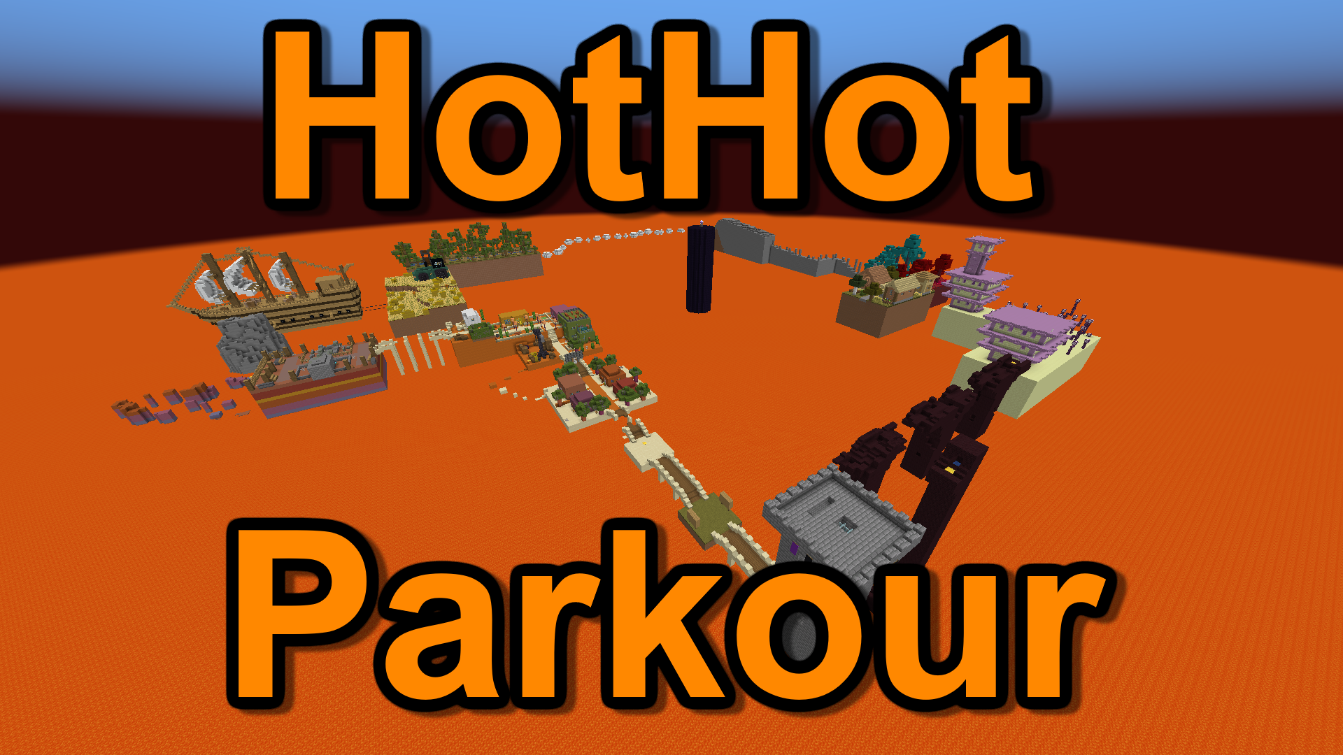 Descargar HotHot Parkour 1.0 para Minecraft 1.19.2