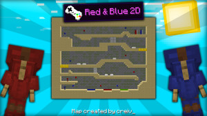 Descargar Red & Blue 2D 1.0 para Minecraft 1.19.2