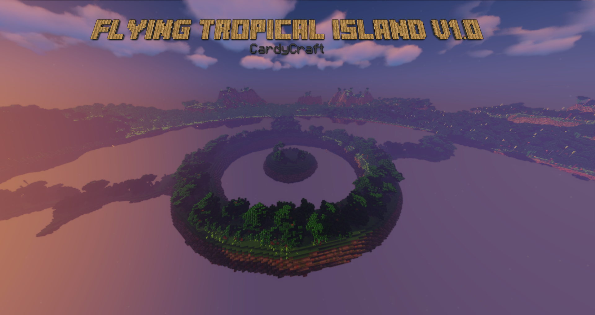 Descargar Flying Tropical Island 1.0 para Minecraft 1.19