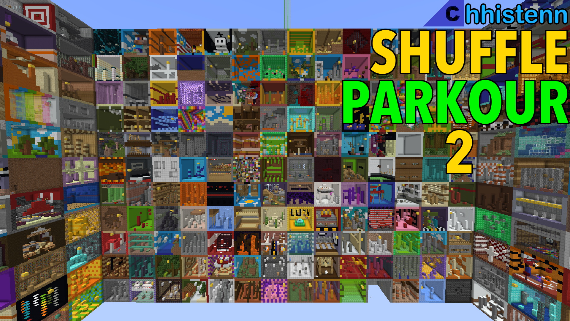 Descargar Shuffle Parkour 2 1.2 para Minecraft 1.19.2