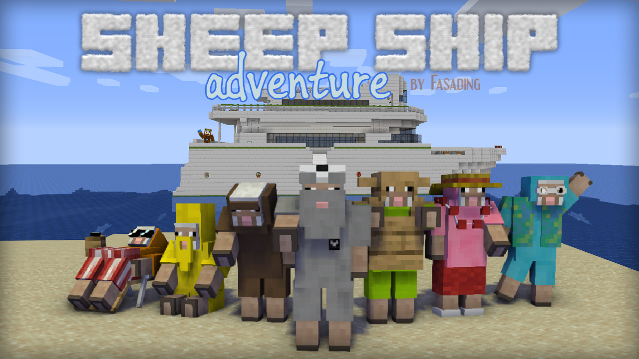 Descargar Sheep Ship Adventure 1.1.5 para Minecraft 1.19.3