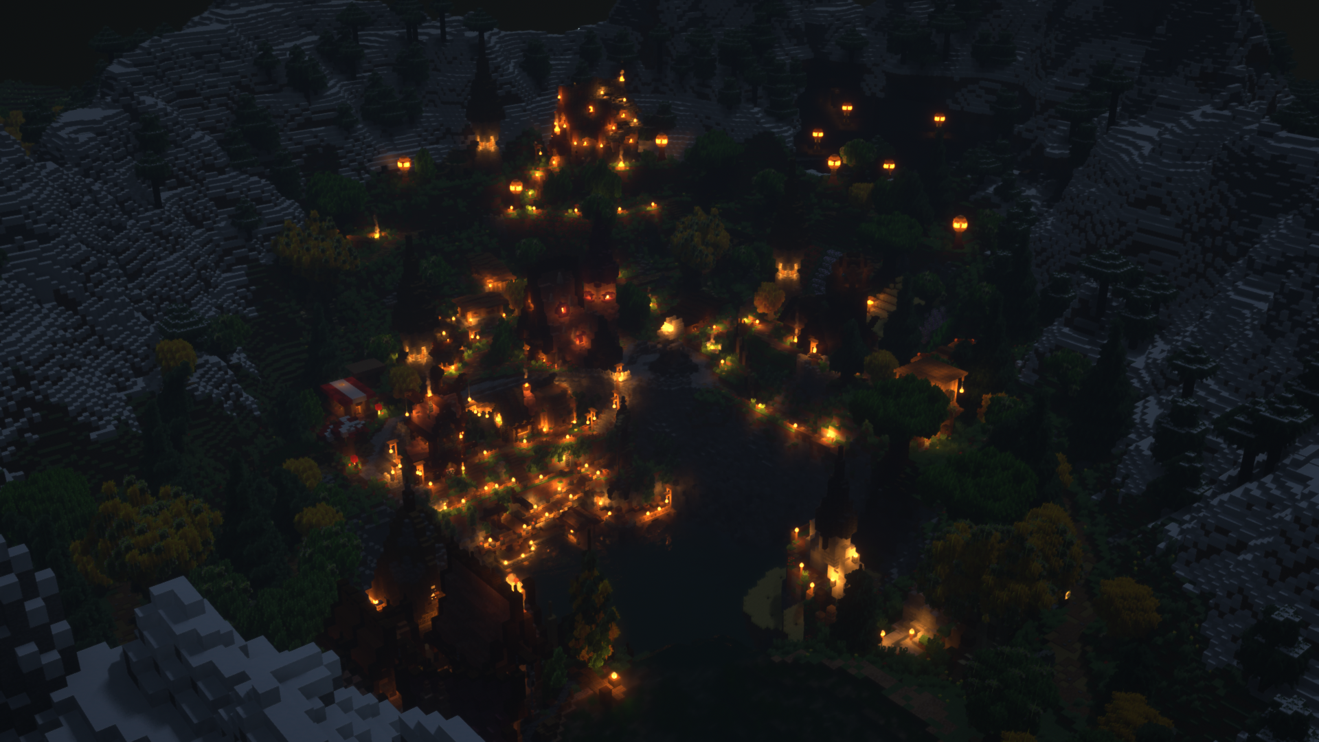 Descargar Mountain Lake Village 1.0 para Minecraft 1.18.1