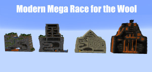 Descargar Modern Mega Race for the Wool 1.0 para Minecraft 1.18.1