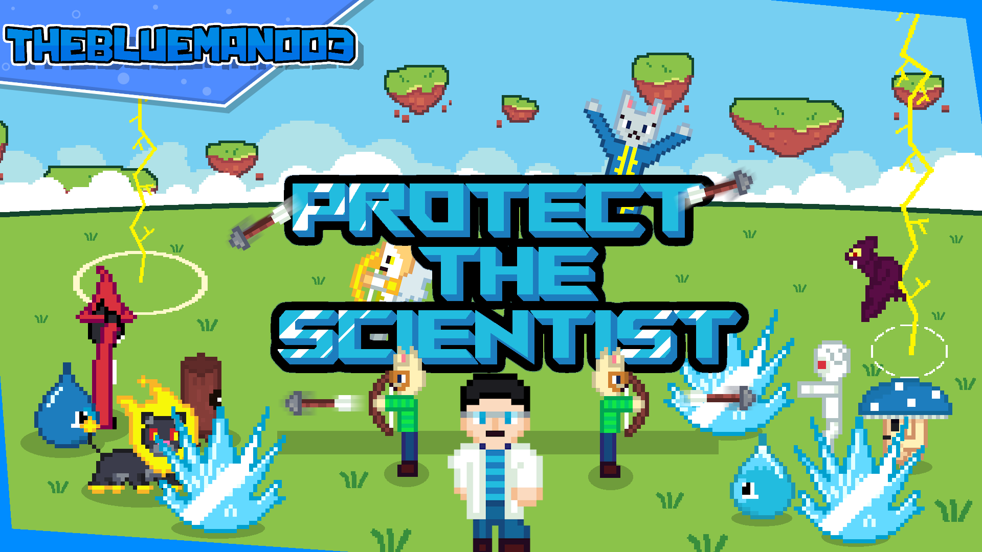 Descargar Protect the Scientist 1.0.0 para Minecraft 1.20.2