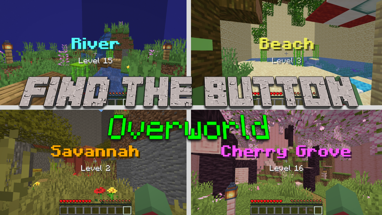 Descargar Find the Button: Overworld 1.0 para Minecraft 1.20