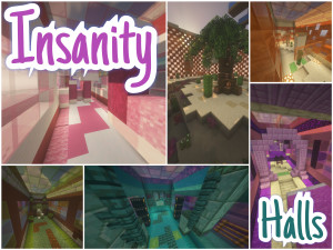 Descargar Insanity Halls 1.0 para Minecraft 1.19.4
