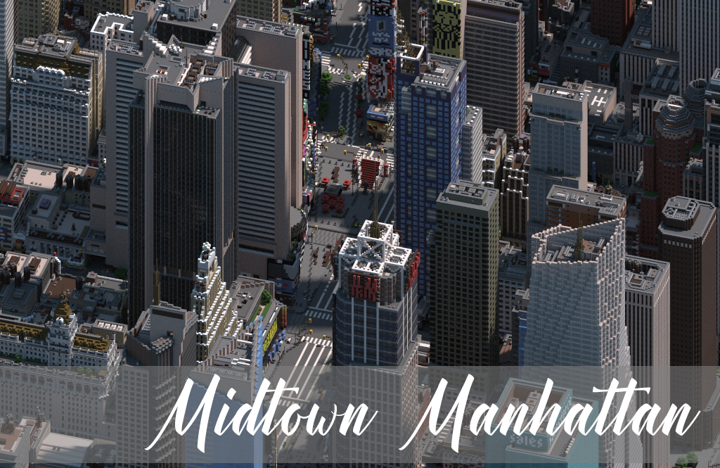 Descargar Midtown Manhattan, New York City 2.9 para Minecraft 1.18.2