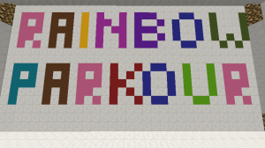 Descargar Easiest Rainbow Parkour para Minecraft 1.12.2