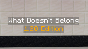 Descargar What Doesn't Belong: 1.20 Edition 1.0 para Minecraft 1.20.1