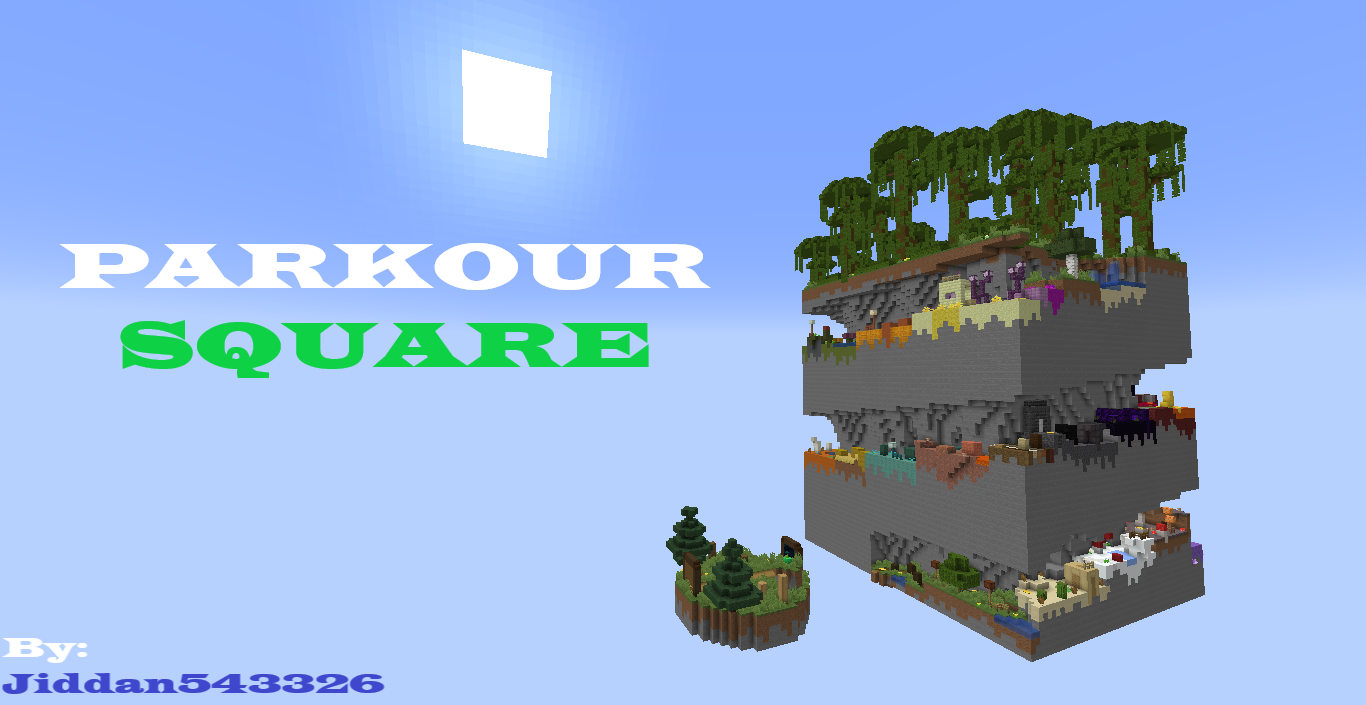 Descargar Parkour Square 1.0 para Minecraft 1.19.2
