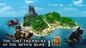 Descargar The Lost Treasure of the Seven Seas 1.0 para Minecraft 1.19.1