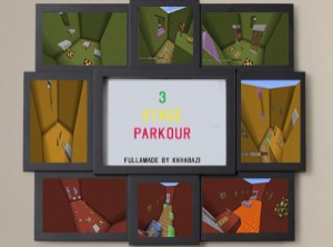 Descargar 3 Stage Parkour para Minecraft 1.11.2