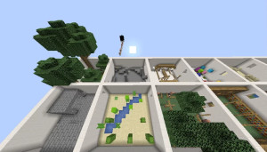 Descargar Parkour Through Squares para Minecraft 1.21.5